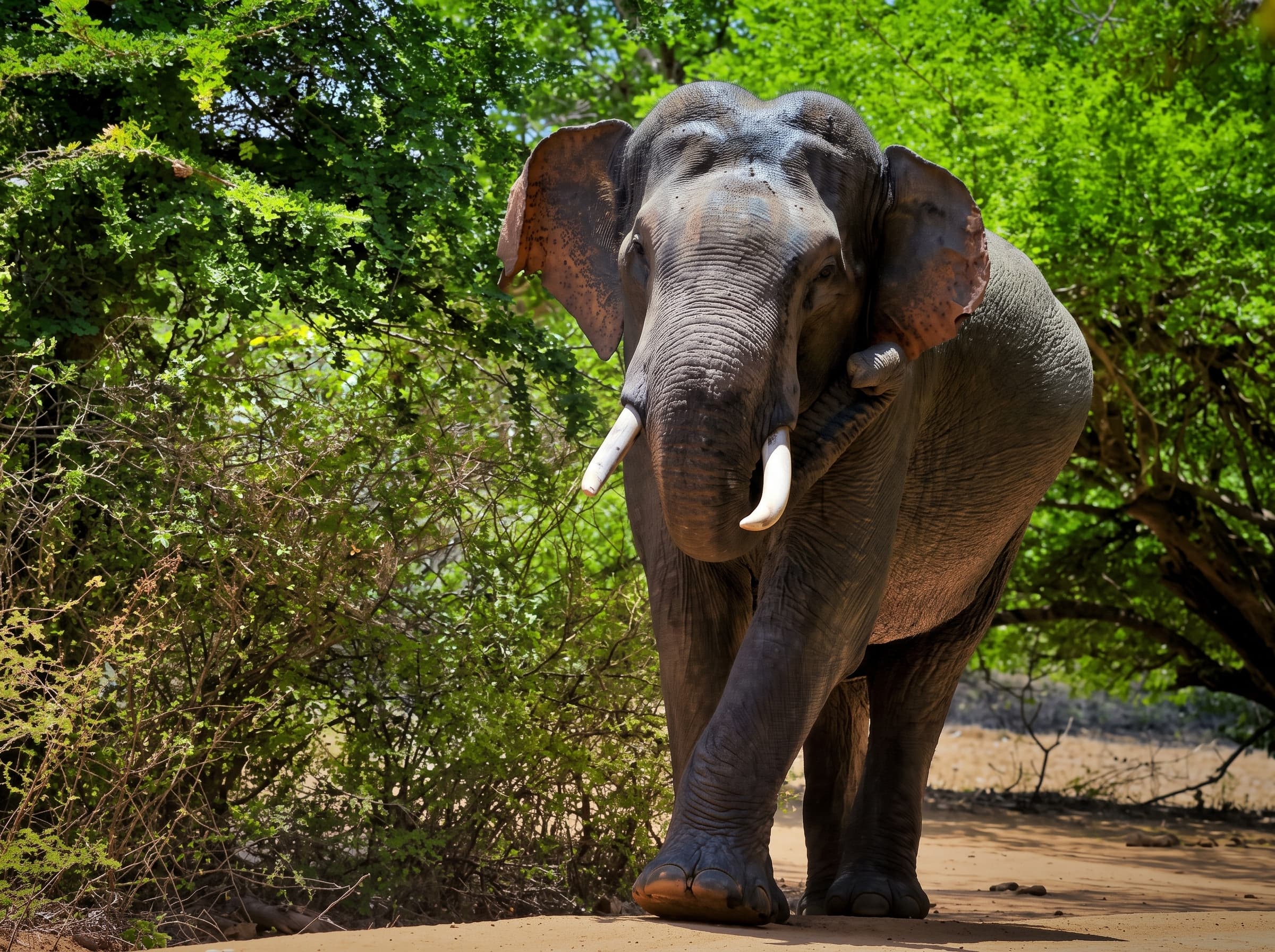 Asian elephant in Yala